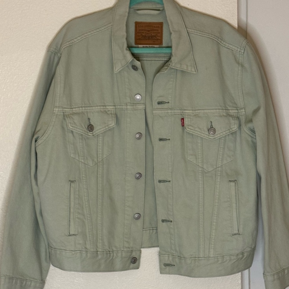 Levi's Green Lightweight Trucker Jacket